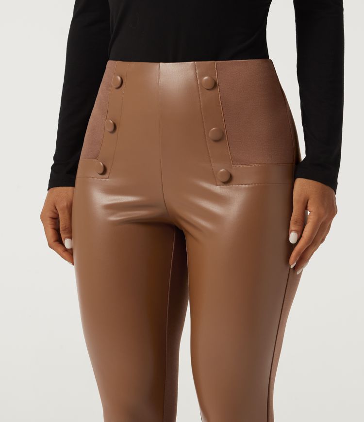 Leggings slim taille haute décontractés Leggings slim taille haute décontractés