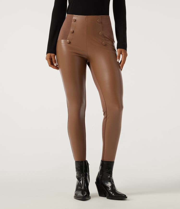 Leggings slim taille haute décontractés Leggings slim taille haute décontractés