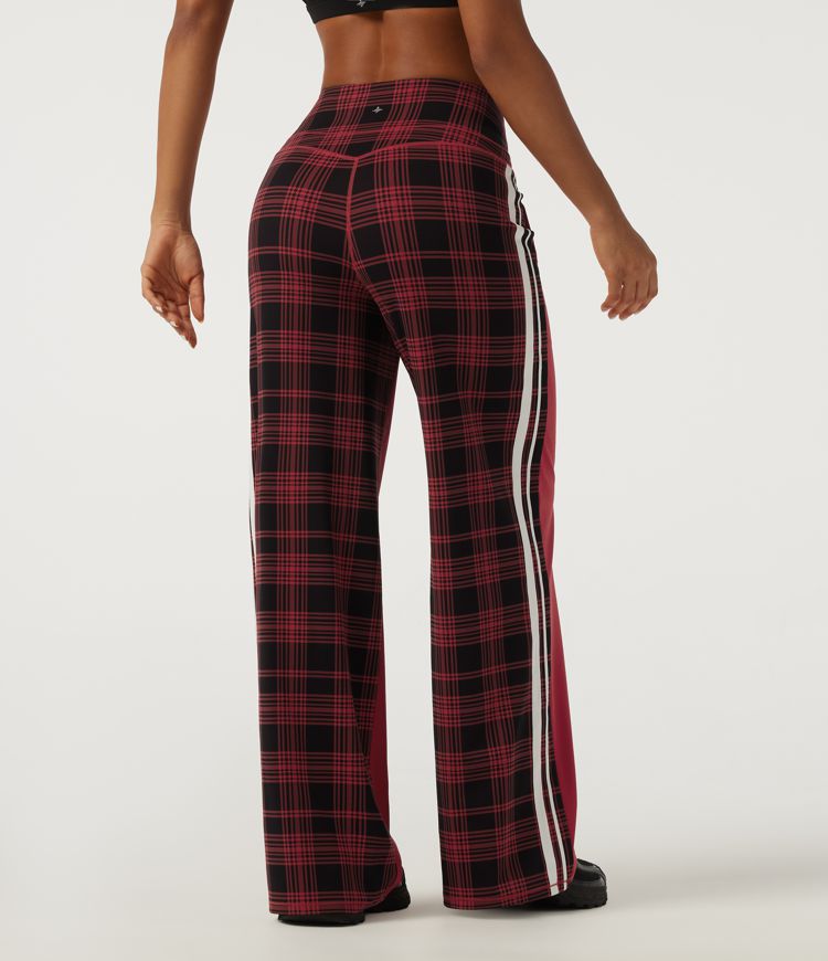 Halara UltraSculpt™ High Waisted Tummy Control Straight Leg Plaid Yoga Pants with Pockets Halara UltraSculpt™ High Waisted Tummy Control Straight Leg Plaid Yoga Pants with Pockets