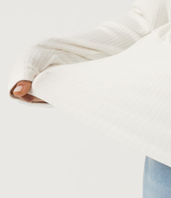 V Neck Long Sleeve Contrast Lace Casual Top