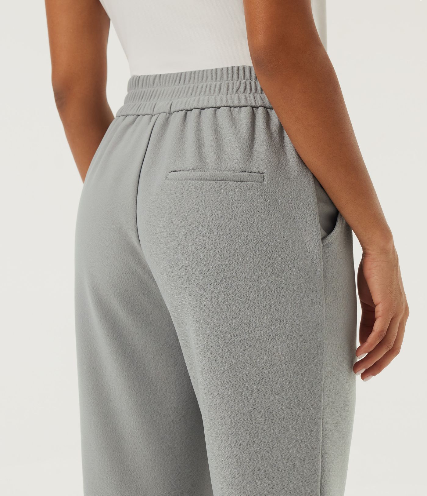 High Waisted Straight Leg Golf Pants with Pockets-Golf Tee