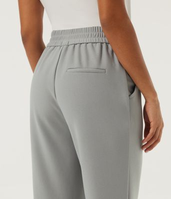 High Waisted Straight Leg Golf Pants with Pockets-Golf Tee