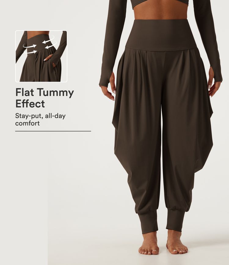 SoftlyZero™ Airy High Waisted Stacked InstantCool Dance Joggers with Pockets