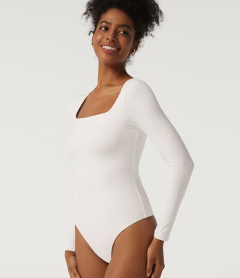 SoftlyZero™ Body décontracté à encolure carrée et manches longues SoftlyZero™ Body décontracté à encolure carrée et manches longues