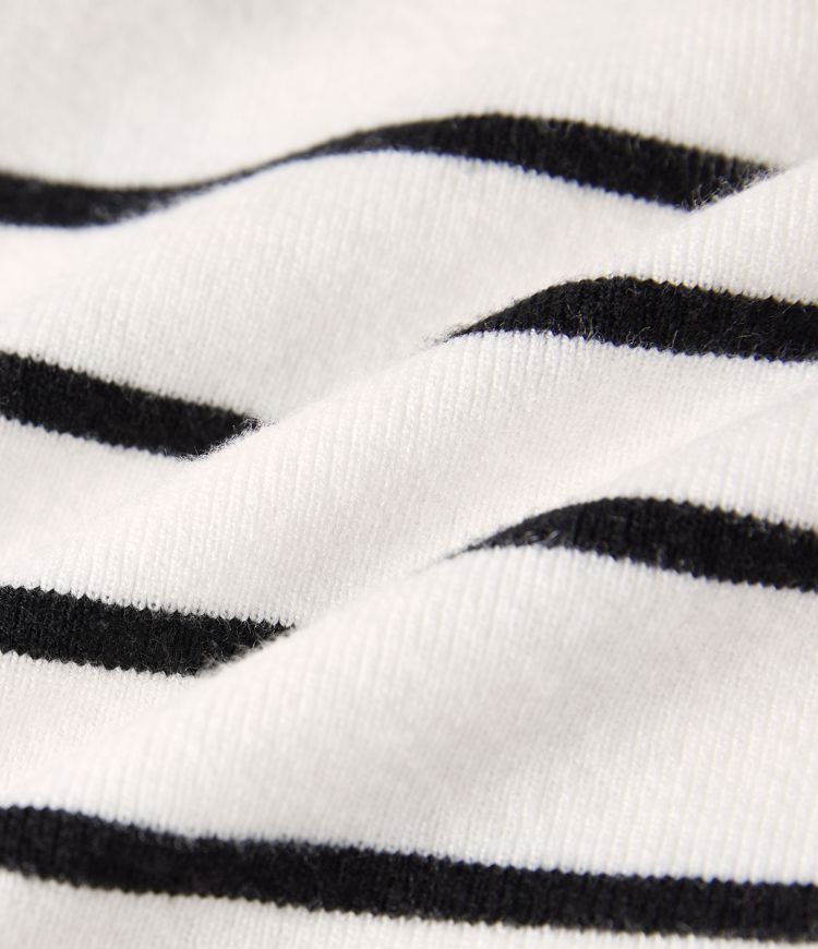 Round Neck Sleeveless Stripe Work Sweater