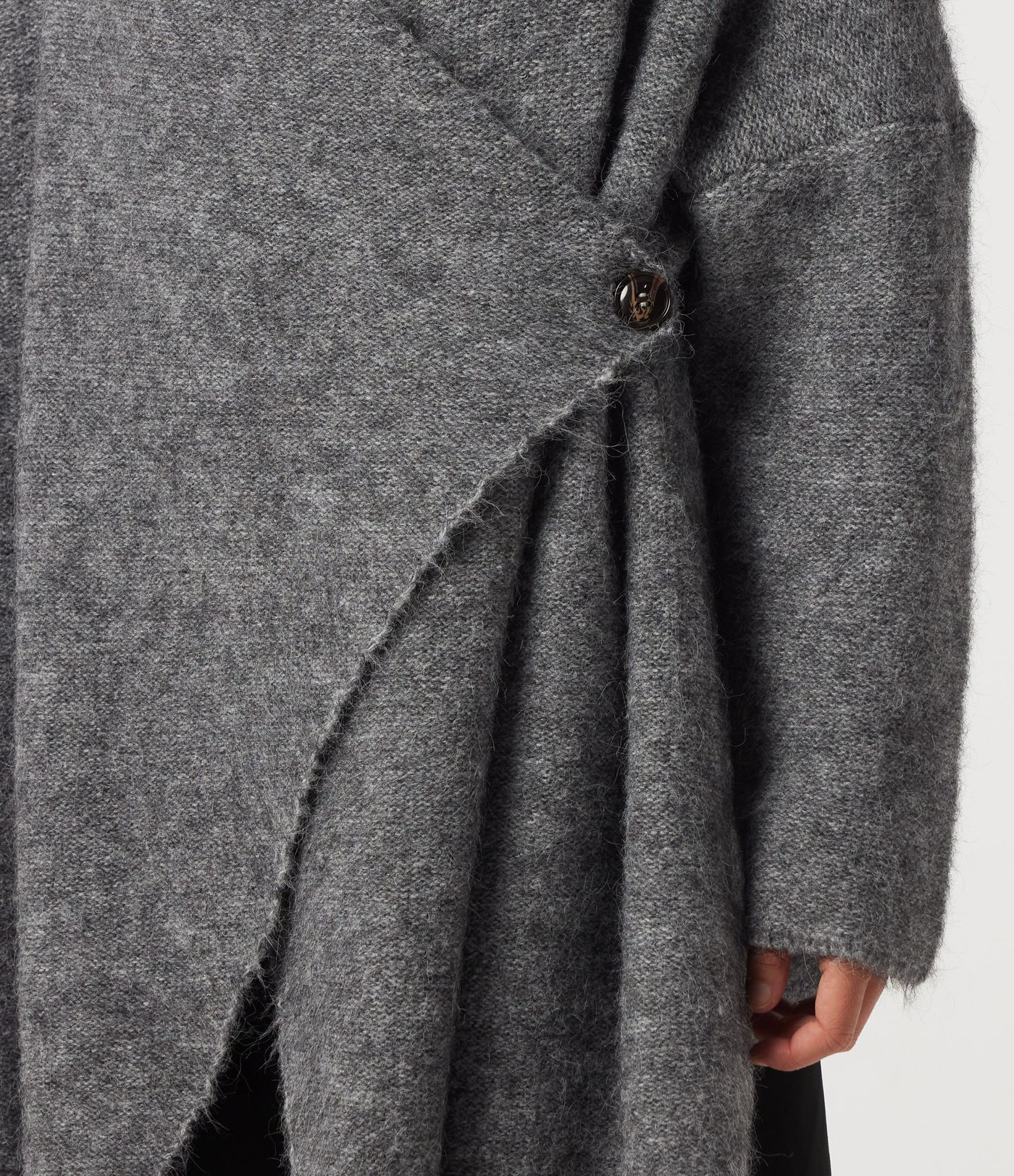 Waterfall Drop Shoulder Long Sleeve Relaxed Longline Work Sweater Cardigan Waterfall Drop Shoulder Long Sleeve Relaxed Longline Work Sweater Cardigan