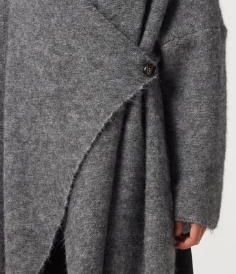 Waterfall Drop Shoulder Long Sleeve Relaxed Longline Work Sweater Cardigan Waterfall Drop Shoulder Long Sleeve Relaxed Longline Work Sweater Cardigan