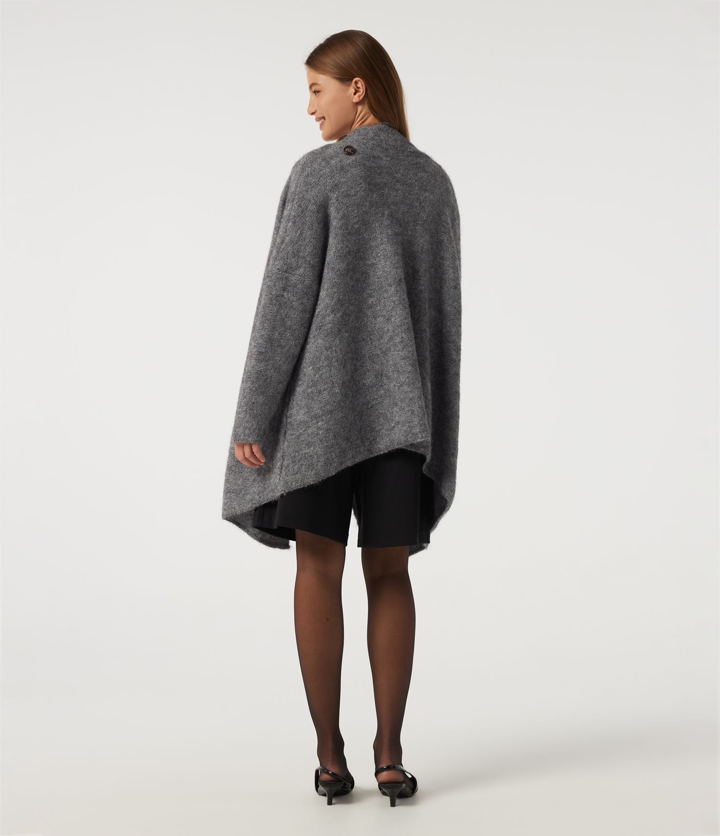 Waterfall Drop Shoulder Long Sleeve Relaxed Longline Work Sweater Cardigan Waterfall Drop Shoulder Long Sleeve Relaxed Longline Work Sweater Cardigan