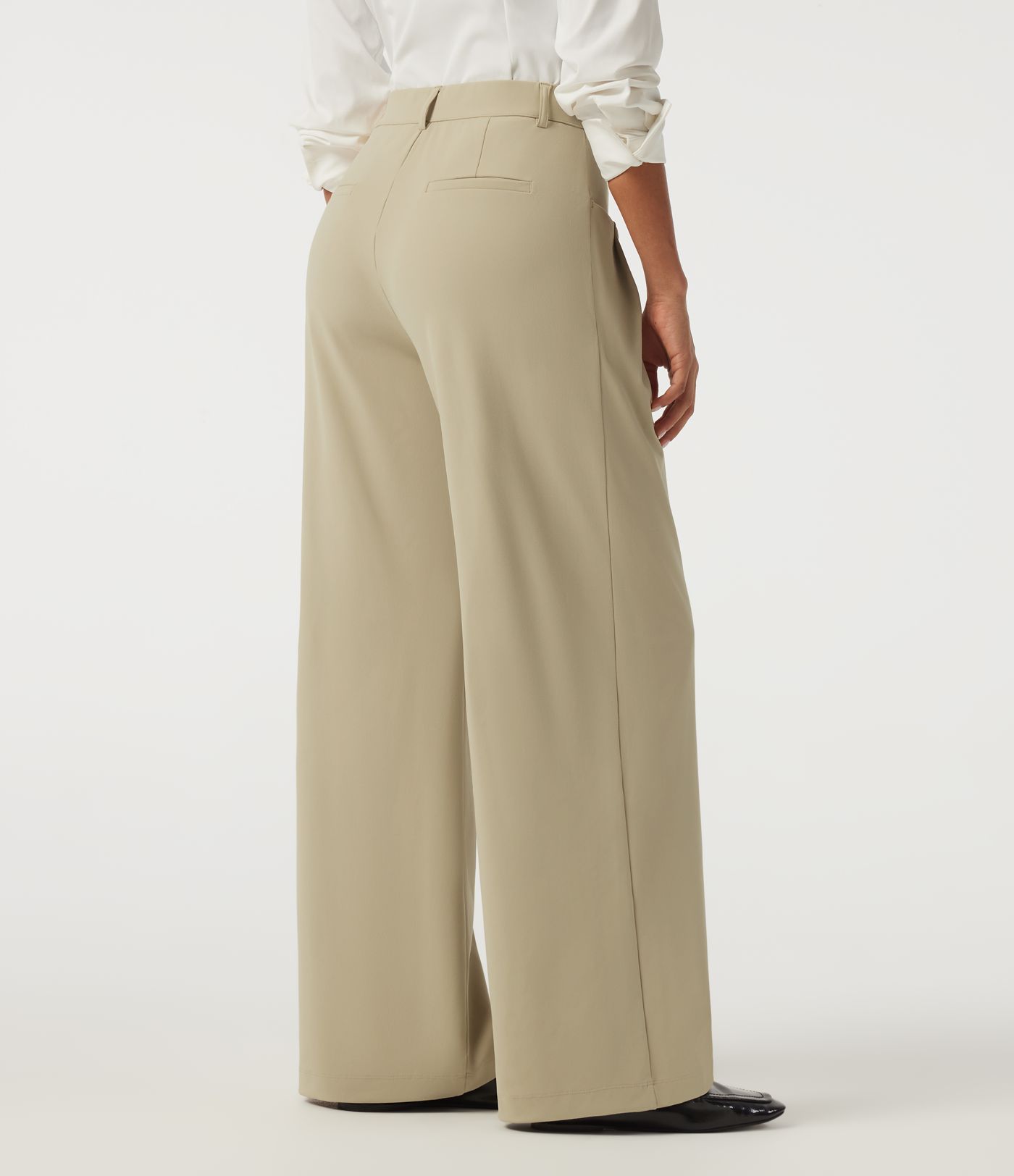 Halara DayStretch Mid Rise Wide Leg Work Pants with Pockets Halara DayStretch Mid Rise Wide Leg Work Pants with Pockets