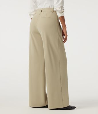 Halara DayStretch Mid Rise Wide Leg Work Pants with Pockets Halara DayStretch Mid Rise Wide Leg Work Pants with Pockets