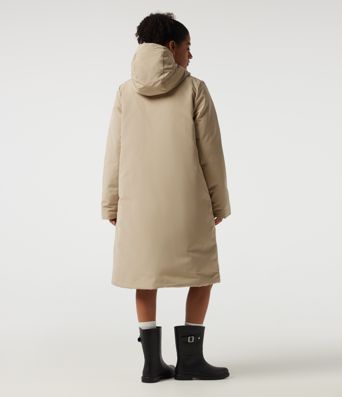 Hooded Long Sleeve Open Front Loneline Casual Down Jacket with Pockets Hooded Long Sleeve Open Front Loneline Casual Down Jacket with Pockets