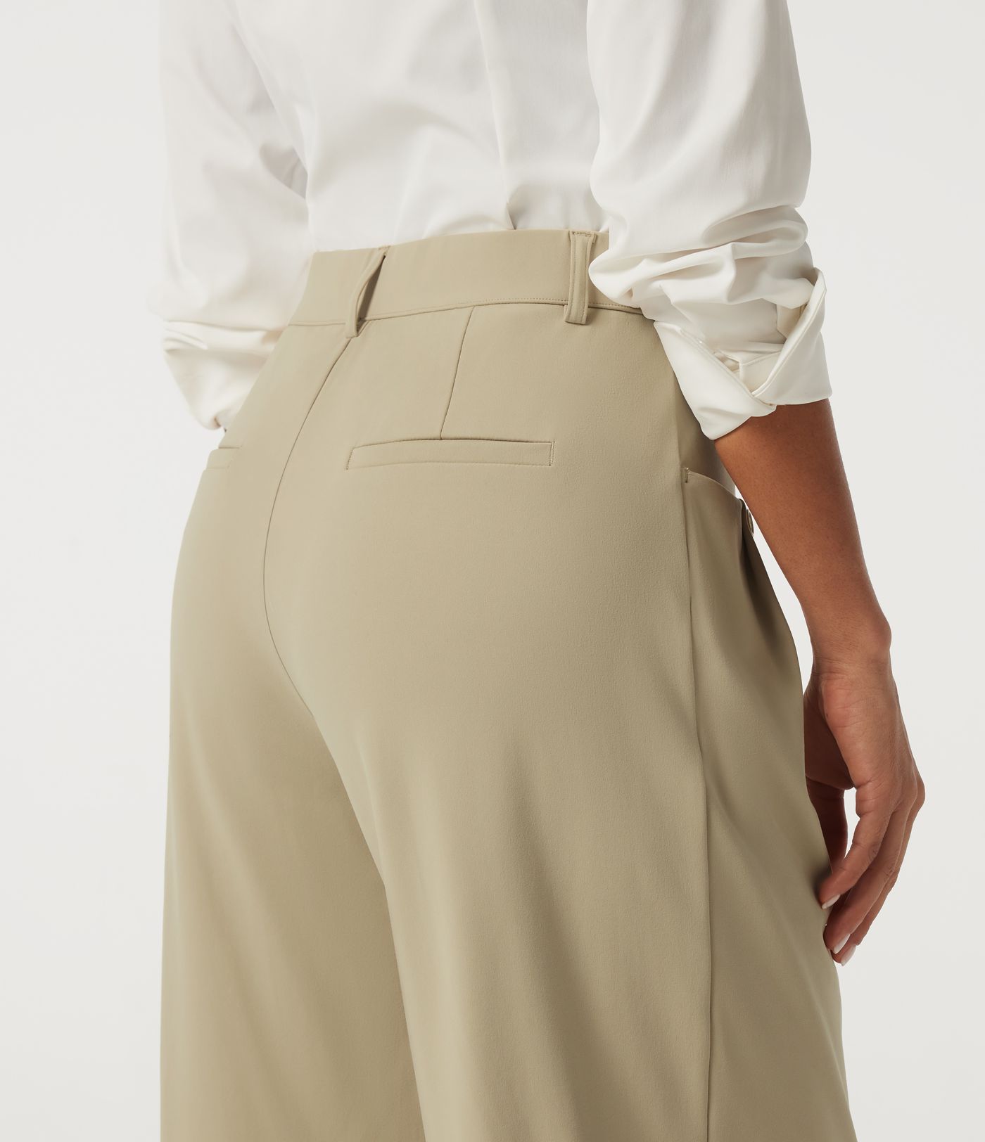 Halara DayStretch Mid Rise Wide Leg Work Pants with Pockets Halara DayStretch Mid Rise Wide Leg Work Pants with Pockets