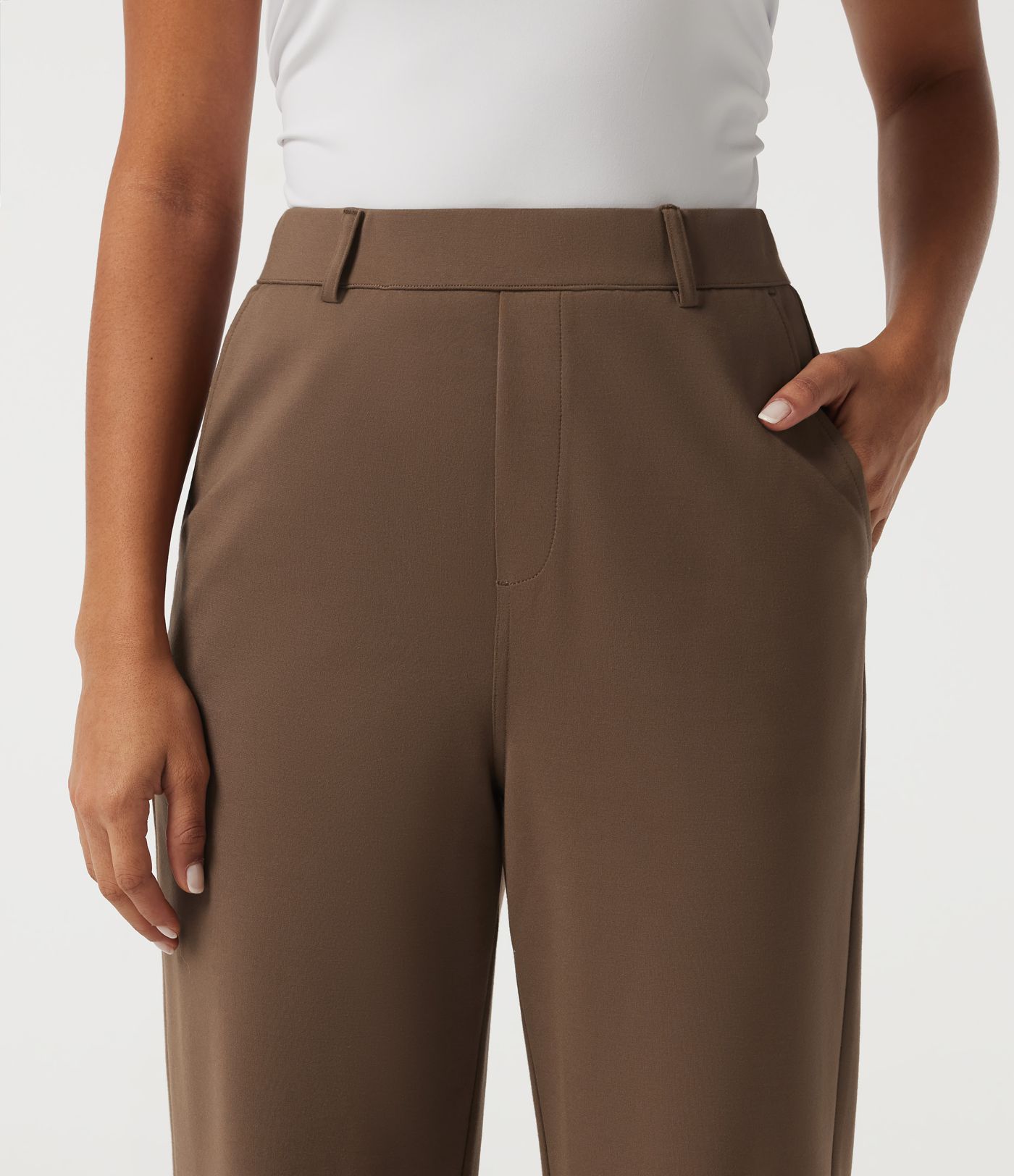 Halara Flex™ High Waisted Straight Leg Work Pants with Pockets Halara Flex™ High Waisted Straight Leg Work Pants with Pockets