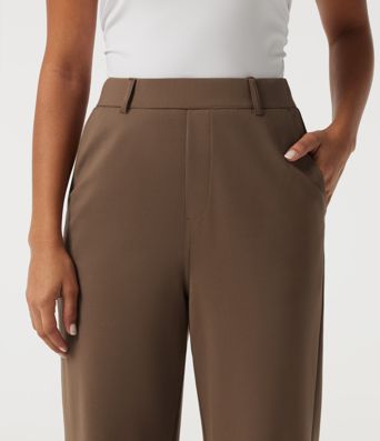 Halara Flex™ High Waisted Straight Leg Work Pants with Pockets Halara Flex™ High Waisted Straight Leg Work Pants with Pockets
