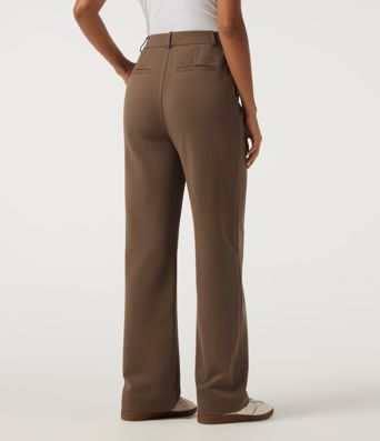 Halara Flex™ High Waisted Straight Leg Work Pants with Pockets Halara Flex™ High Waisted Straight Leg Work Pants with Pockets