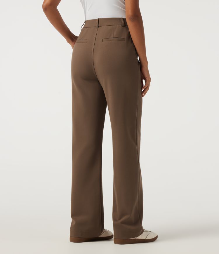 Halara Flex™ High Waisted Straight Leg Work Pants with Pockets Halara Flex™ High Waisted Straight Leg Work Pants with Pockets