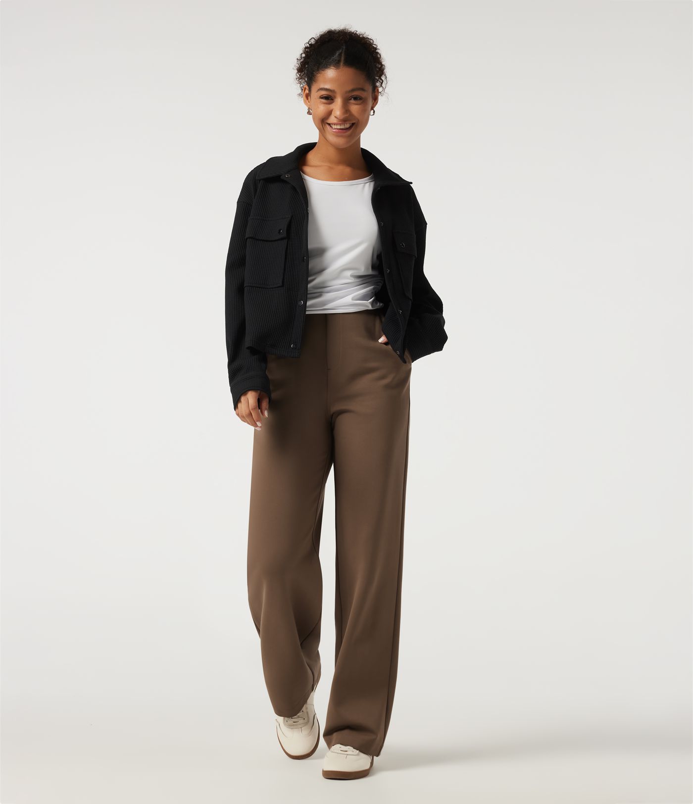 Halara Flex™ High Waisted Straight Leg Work Pants with Pockets Halara Flex™ High Waisted Straight Leg Work Pants with Pockets