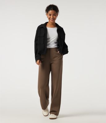 Halara Flex™ High Waisted Straight Leg Work Pants with Pockets Halara Flex™ High Waisted Straight Leg Work Pants with Pockets