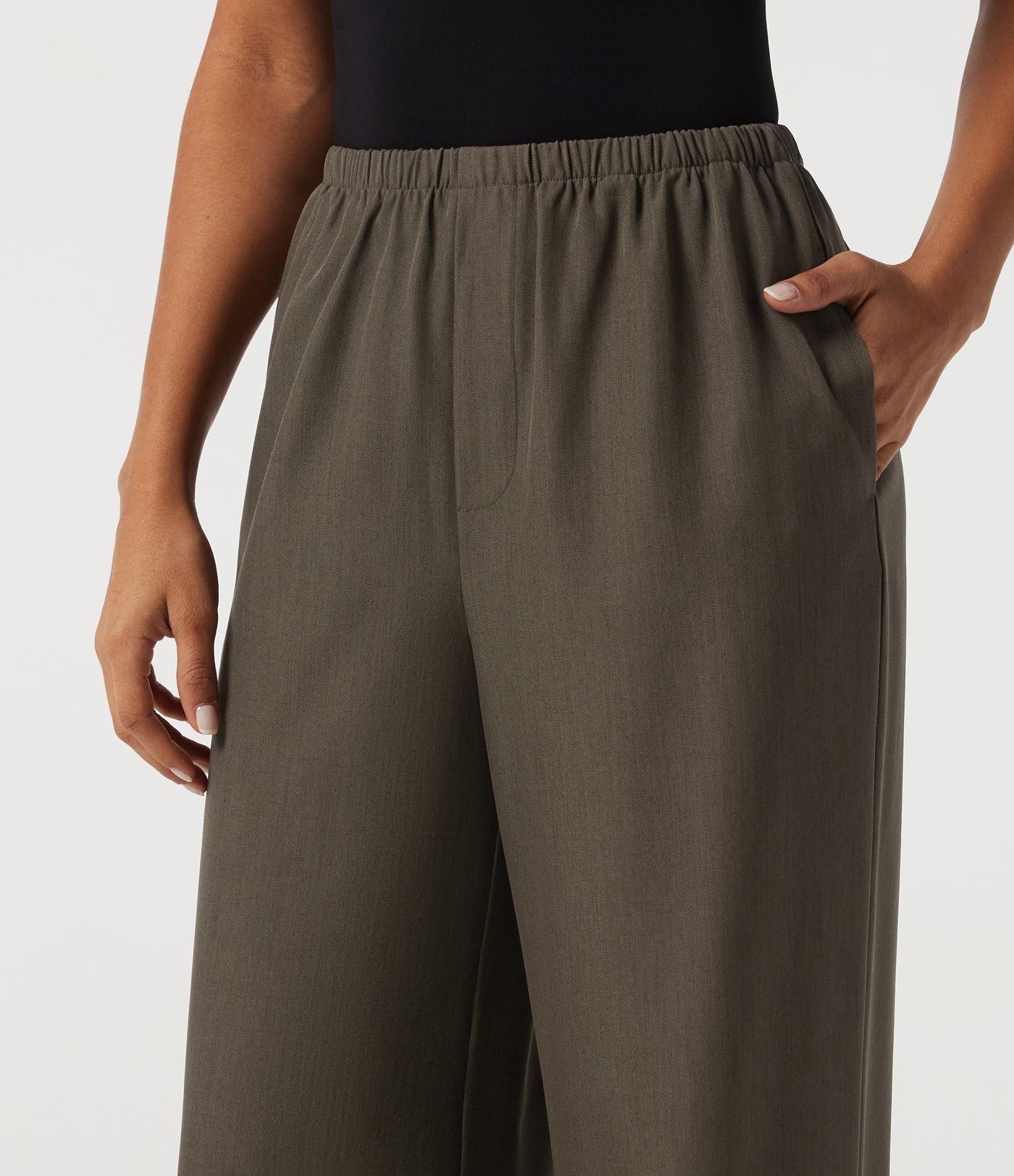 Mid Rise Straight Leg Work Pants with Pockets Mid Rise Straight Leg Work Pants with Pockets