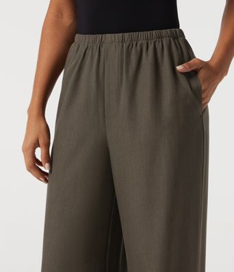 Mid Rise Straight Leg Work Pants with Pockets Mid Rise Straight Leg Work Pants with Pockets