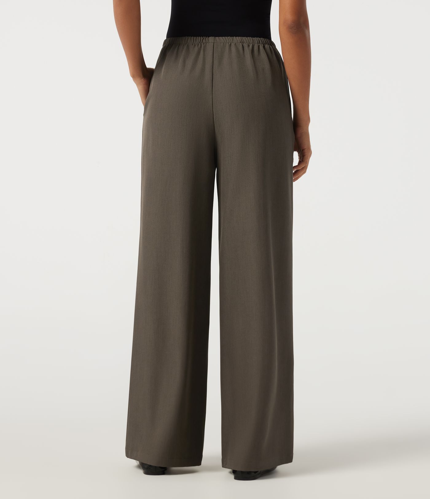 Mid Rise Straight Leg Work Pants with Pockets Mid Rise Straight Leg Work Pants with Pockets