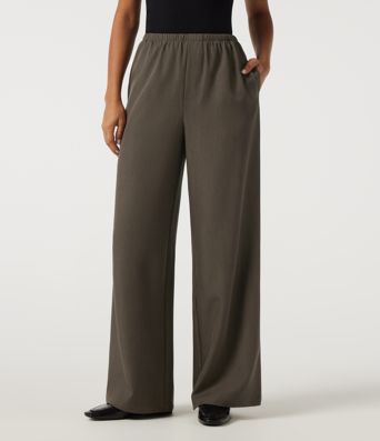 Mid Rise Straight Leg Work Pants with Pockets Mid Rise Straight Leg Work Pants with Pockets