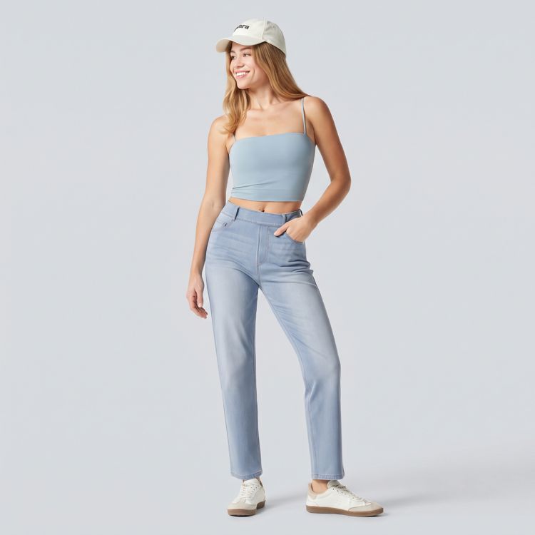 Straight Leg Jeans