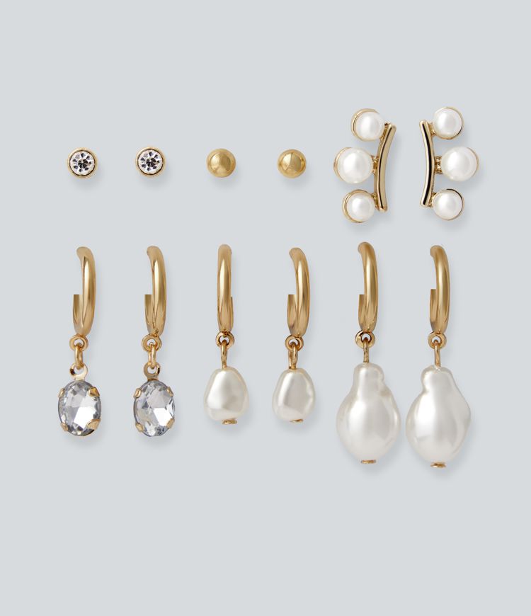 Orecchini eleganti da festa con perle