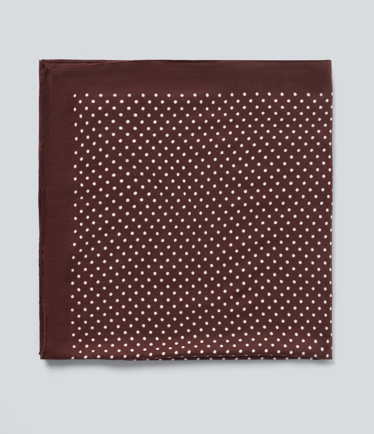 Polka Dot Square Scarf