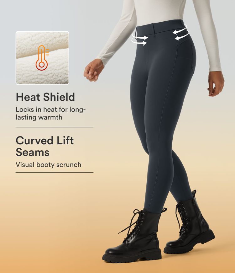 Halara UltraSculpt™ Extra Heat High Waisted Skinny Casual Leggings with Pockets