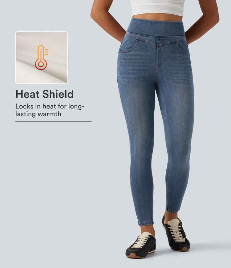 Halara Flex™ Denim Heat High Waisted Casual Jeans with Pockets