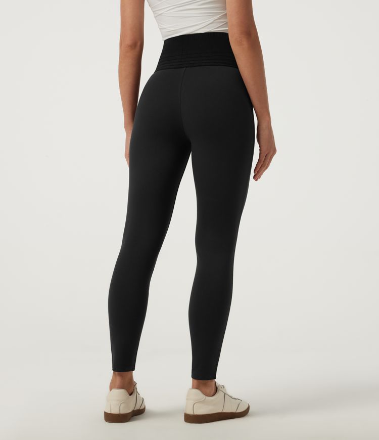 Black High Waisted Skinny Casual Pants / 2
