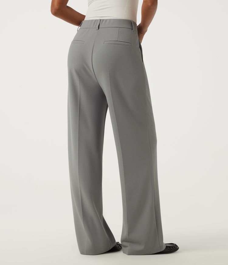 Wet Weather Mid Rise Straight Leg Hiking Pants with Pockets / 2