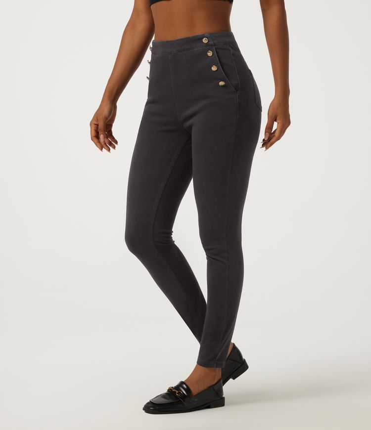 Halara Flex™ High Waisted Skinny Casual Cotton Jeans with Pockets
