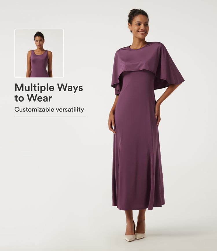 Round Neck Sleeveless Cut Out A-Line Party Maxi Dress