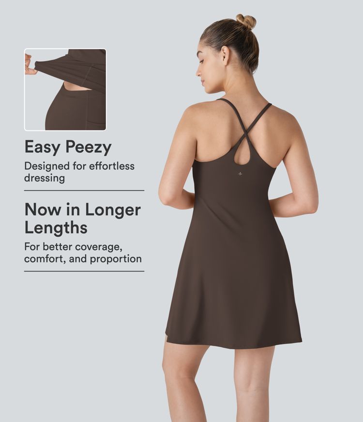 SoftlyZero™ Plush Backless Active Dress-Longer Length-Easy Peezy Edition