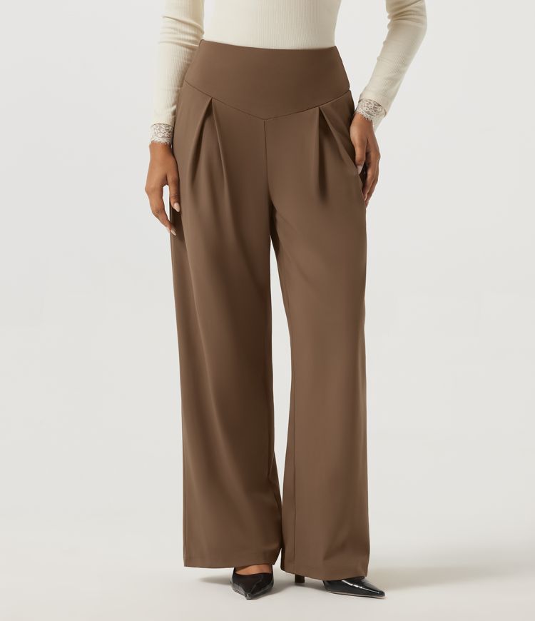 Halara DayStretch™ High Waisted Tapered Work Pants with Pockets