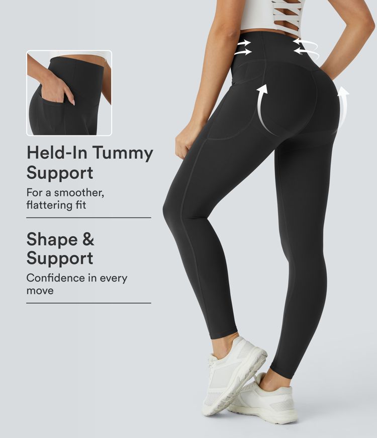 Halara UltraSculpt™ High Waisted Butt Lifting Tummy Control Pocket Shaping Workout Leggings