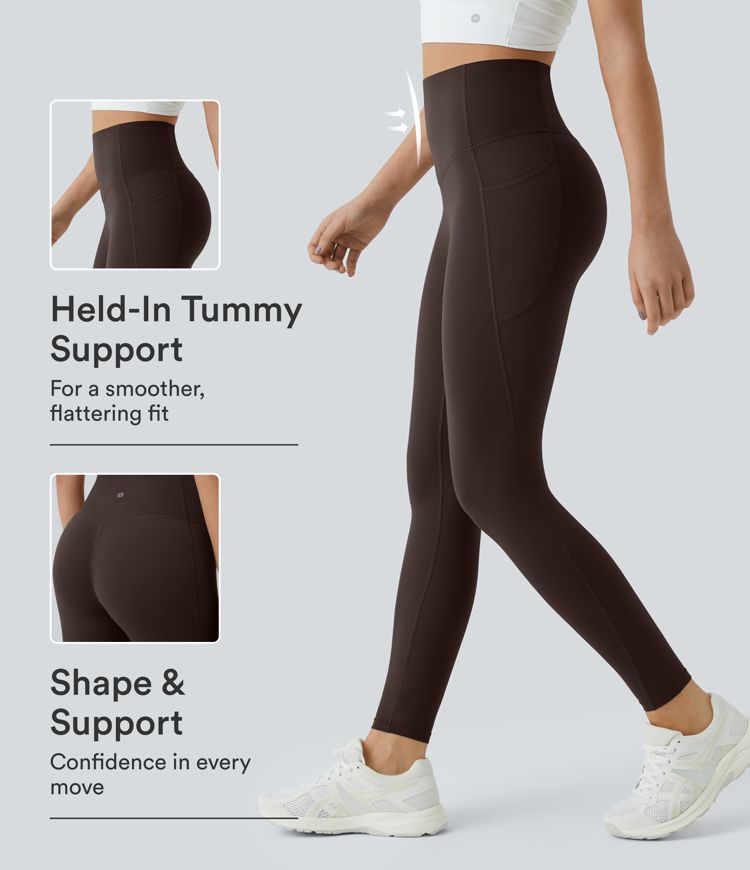 Halara UltraSculpt™ High Waisted Tummy Control Pocket Shaping Training Leggings
