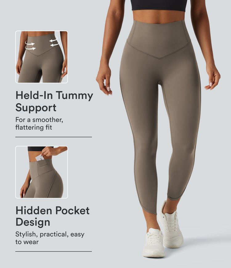 Halara UltraSculpt™ High Waisted Tummy Control Workout Leggings with Pockets