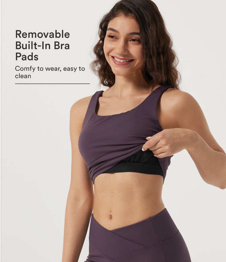 SpeedWave™ U Neck Built-in Bra Sports Tank Top