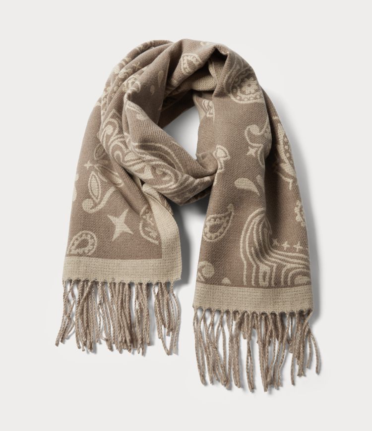 Floral Fringe Casual Scarf