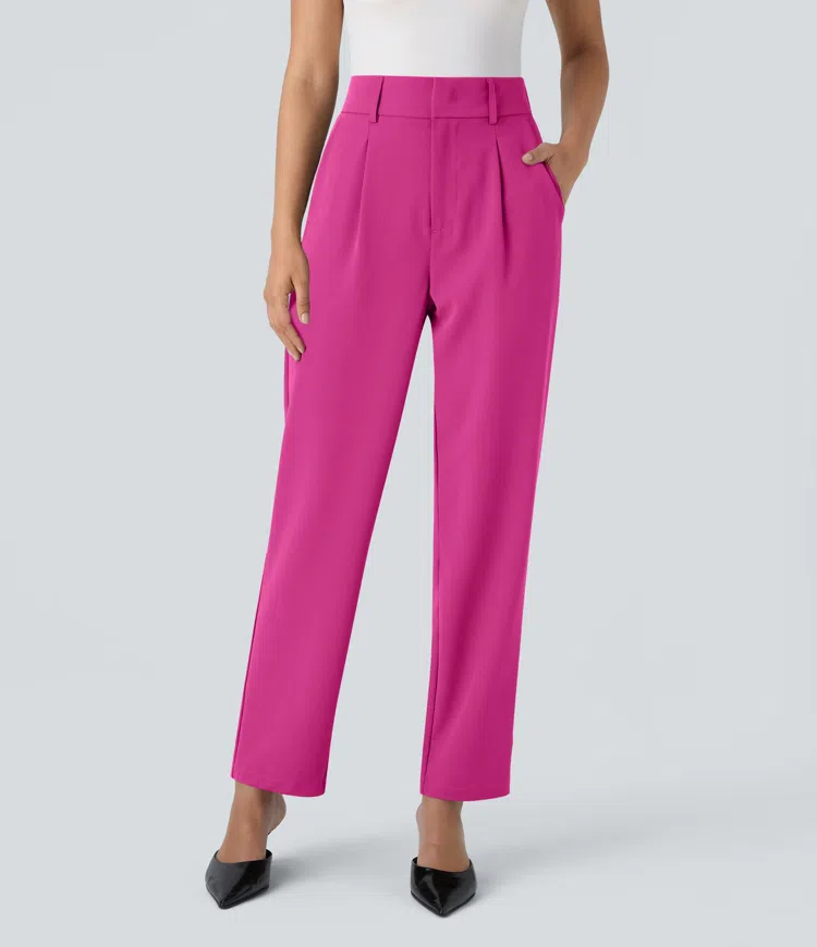 Halara Flex™ High Waisted Pocket Solid Work Tapered Pants