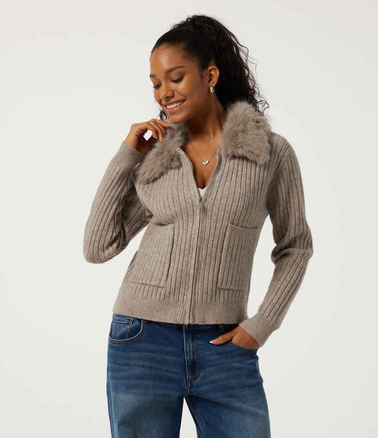 Long Sleeve Casual Cardigan with Pockets