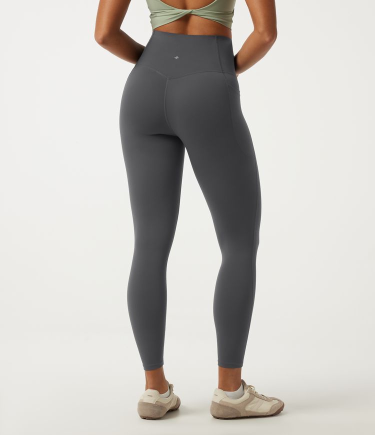 Volcanic Ash Halara UltraSculpt™ 7/8 High Waisted Tummy Control Yoga Leggings with Pocket / 2