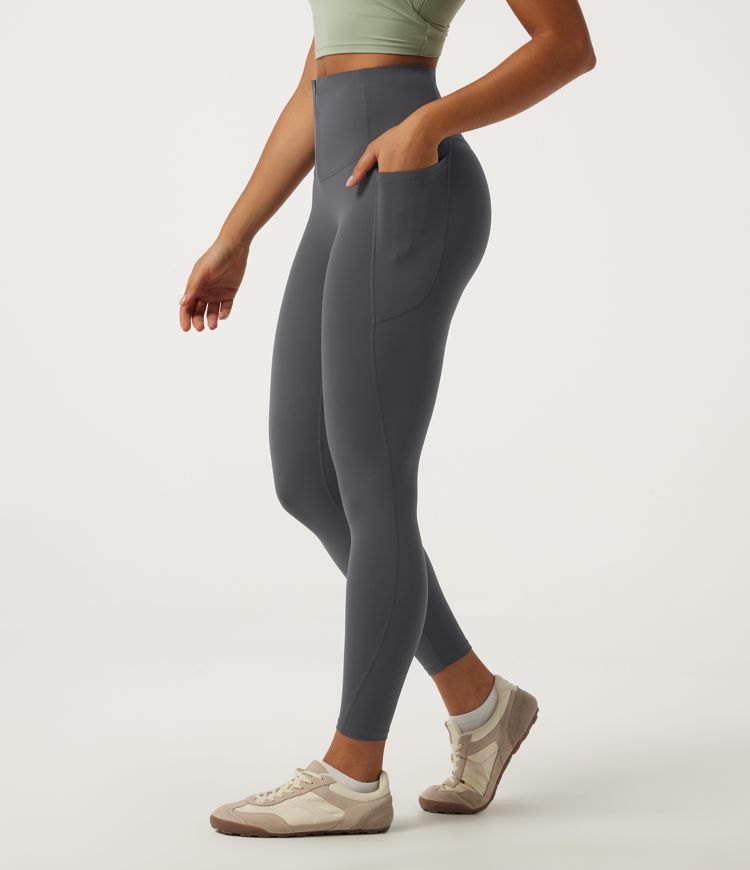 Halara UltraSculpt™ 7/8 High Waisted Tummy Control Yoga Leggings with Pocket