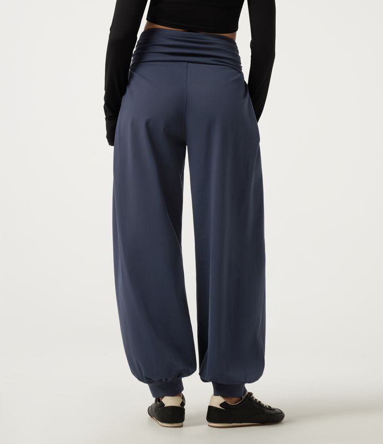 Spellbound High Waisted Ruched Balloon Casual Joggers with Pockets / 2