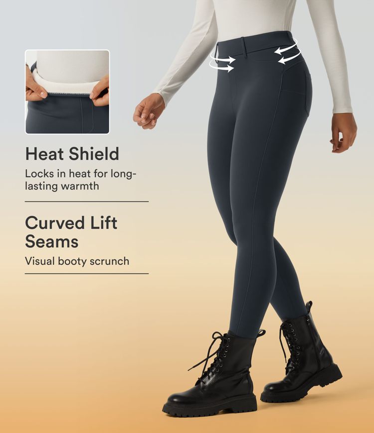 Halara UltraSculpt™ Extra Heat High Waisted Skinny Casual Leggings with Pockets