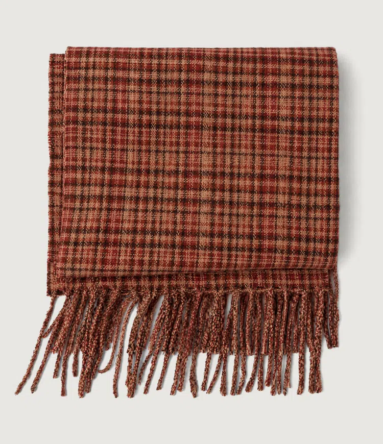 Warm Spice Plaid Plaid Scarf / 2
