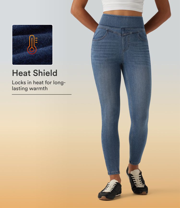 Halara Flex™ Denim Heat High Waisted Casual Jeans with Pockets